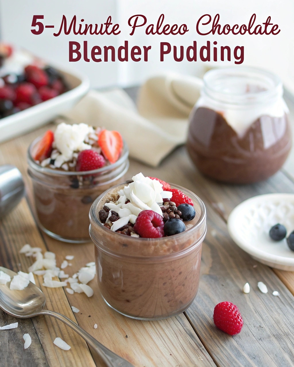 5-Minute Paleo Chocolate Blender Pudding: Effortless & Delicious
