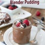 5-Minute Paleo Chocolate Blender Pudding recipe card thumbnail