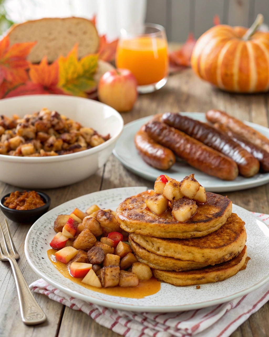 Quick and easy fall brunch menu featuring seasonal dishes